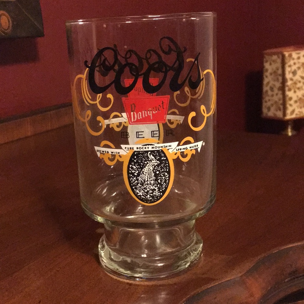 Vintage Coors glass